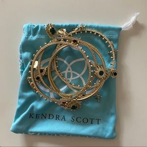 NWOT Kendra Scott Gold Bangle Set